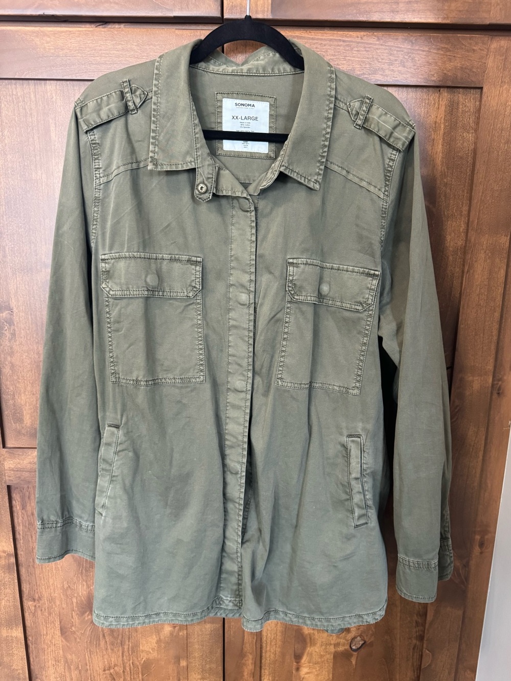 Sonoma women’s utility shirt jacket